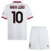 AC Milan Rafael Leao 10 Borte 2024-25 - Barn Draktsett